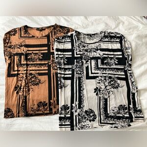 2 Vero Moda Floral Pattern Tops